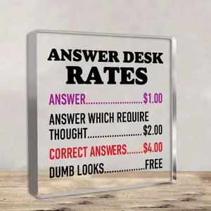 Funny Office Decor Set, Humorous Desk Accessories & Coasters, Ideal Gift for Colleagues/bosses, Perfect for Home/office Use