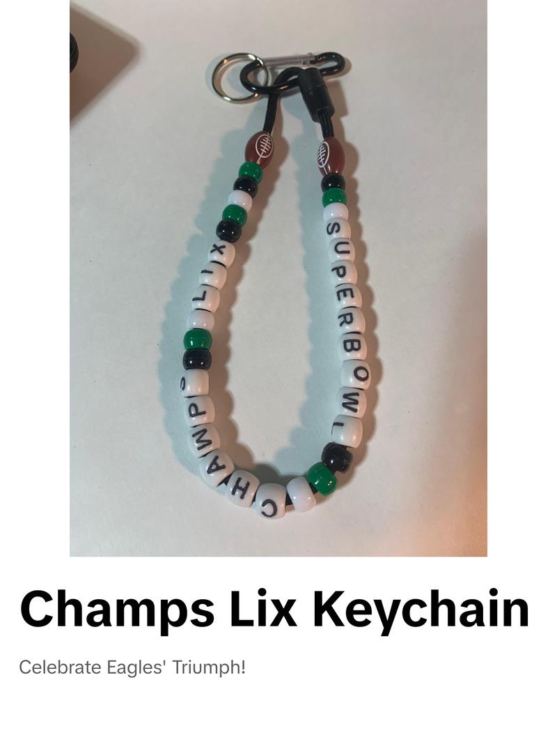 Eagles Champs LIX Keychain/Rearview Mirror Deco Brand New