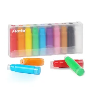 Funto 10 Colors Ink Refills Replacement Set for ClickLink Acrylic Markers