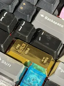 Gold Bar metal Keycap-Mechanical keyboards