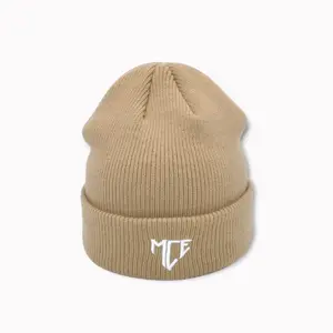 Sand MCE logo beanie