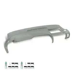 Soft TPE Dash Board Cover Gray Fit For 2007-14 Silverado 1500 LS LT WT Sierra SL