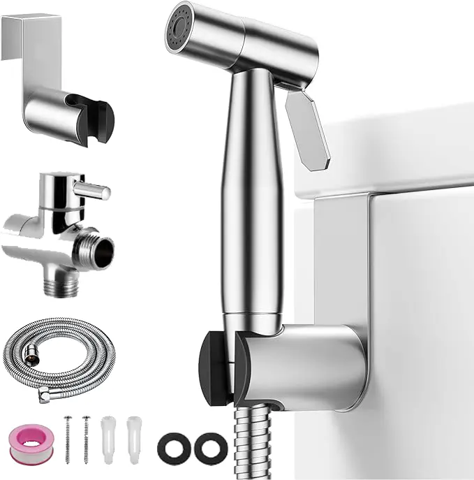 2026 Handheld Bidet Sprayer for Toilet,Adjustabel Water Flow,Bidet Attachment,3.9 Ft Leak-Free Hose,Feminine/Baby Wash, Easy Install, Stainless Steel