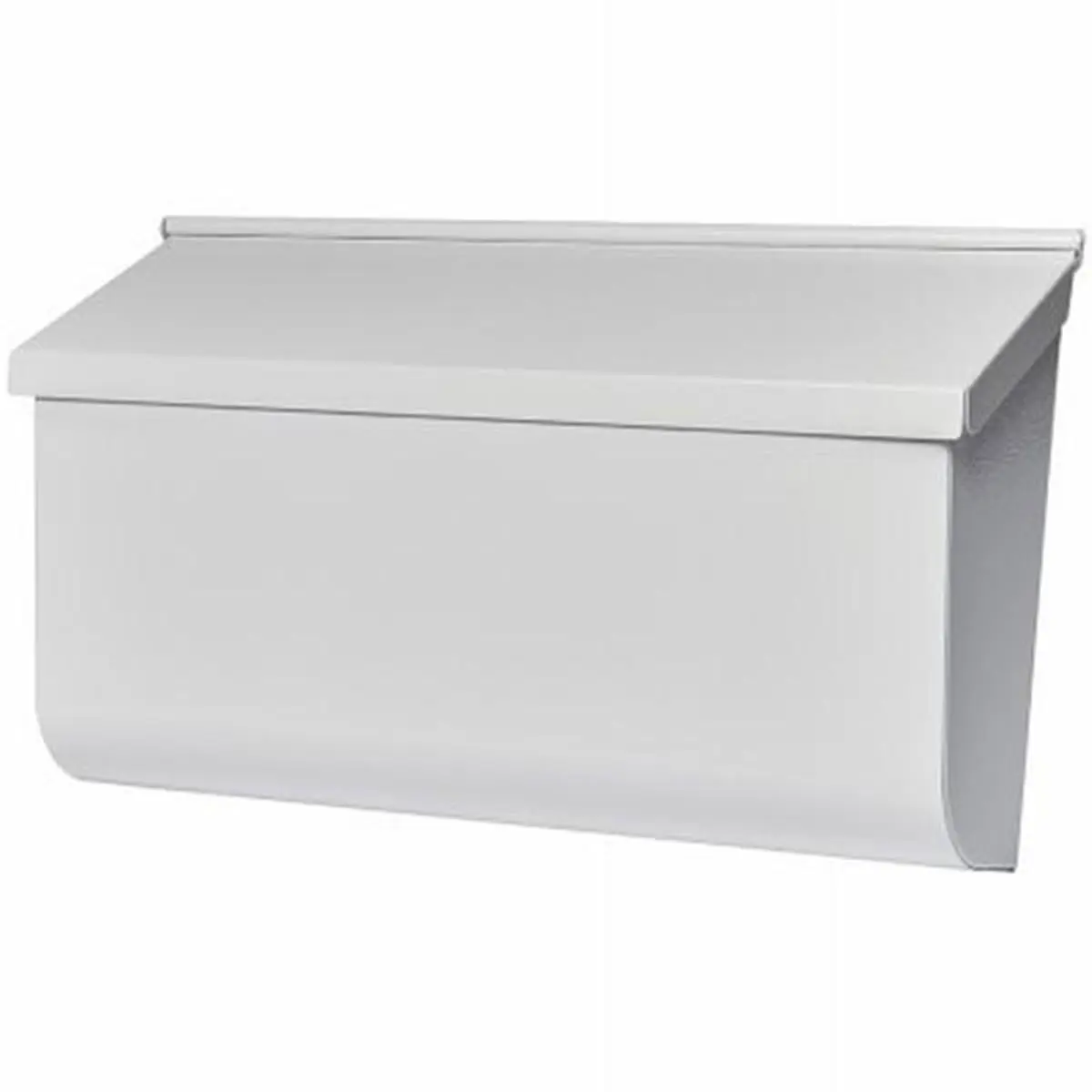 Solar Group 724946 White Galvanized Steel Wall Mount Mailbox