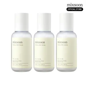 [mixsoon Official Shop] Soybean Milk Serum Trio (50ml x 3) | Vegan Fermented Soy Protein, Ceramide & Peptides for Deep Moisture, Pore Tightening, Brightening & Elasticity Care