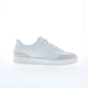 Skechers Slip-ins: Hotshot HI Mens White Leather Lifestyle Sneakers Shoes