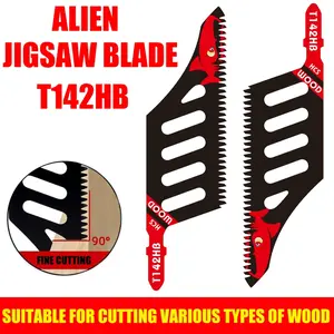 High-Quality Steel Alloy Irregular Curve Saw Blades, Jig Saw, Precision Wood Cutting, Durable Teeth, Smooth Finish, Manual Use, DIY & Professional Tools