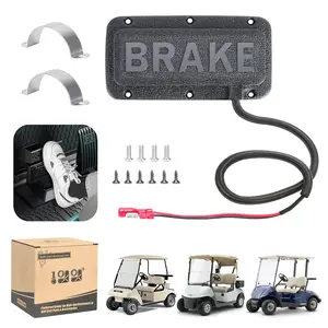 Universal Golf Cart  Light  Pad - Compatible with Yamaha G14 G16 G19 G22 G29/Drive, EZGO TXT RXV, Club  DS Precedent - Replacement  Pedal  for 12V/36V/48V Carts