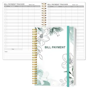 Bill Payment Tracker Notebook – Monthly Bill Organizer & Planner for Personal Budgeting Financial, Payments Checklist Organizer, 5.8" x 8.5"