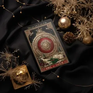 Solstice Christmas Tarot Deck, 78 Cards for Beginners and Daily Pulls