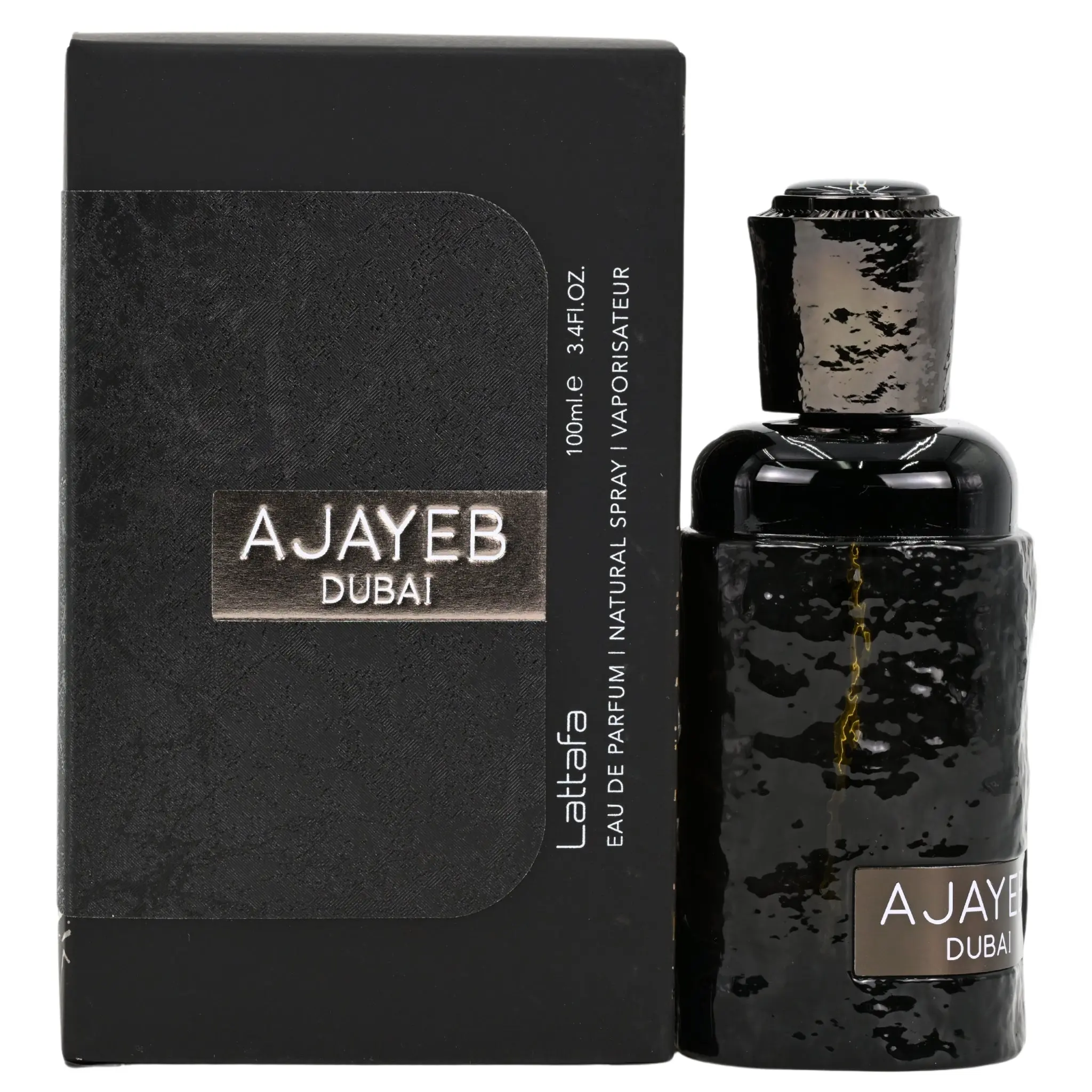 Lattafa Ajayeb Dubai EDP Body Perfume, Unisex Arabian Spray with Pineapple, Saffron, Coffee & Vanilla Scents, 3.4 fl oz