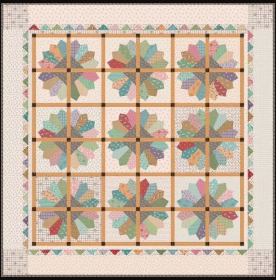 Gentler Times Delightful Quilt Kit by Riley Blake