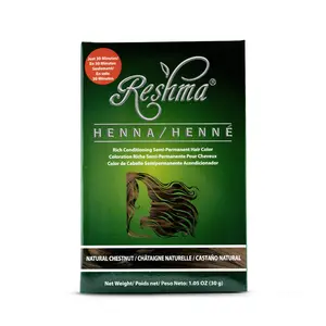Reshma Beauty 30 Minute Henna Hair Color - Natural Chestnut- Semi-Permanent - Haircare