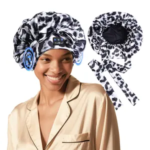 2-in-1 Bluetooth Satin Sleep Bonnet – Built-in Audio, Adjustable Design for Sleeping, Daily Wear & Travel