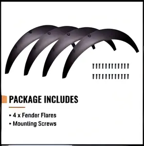 $[Your Price] Universal Motorcycle Fender Flares - Off-Road Compatible, Durable ABS Construction - Factory Upgrade Worthiness Comparison