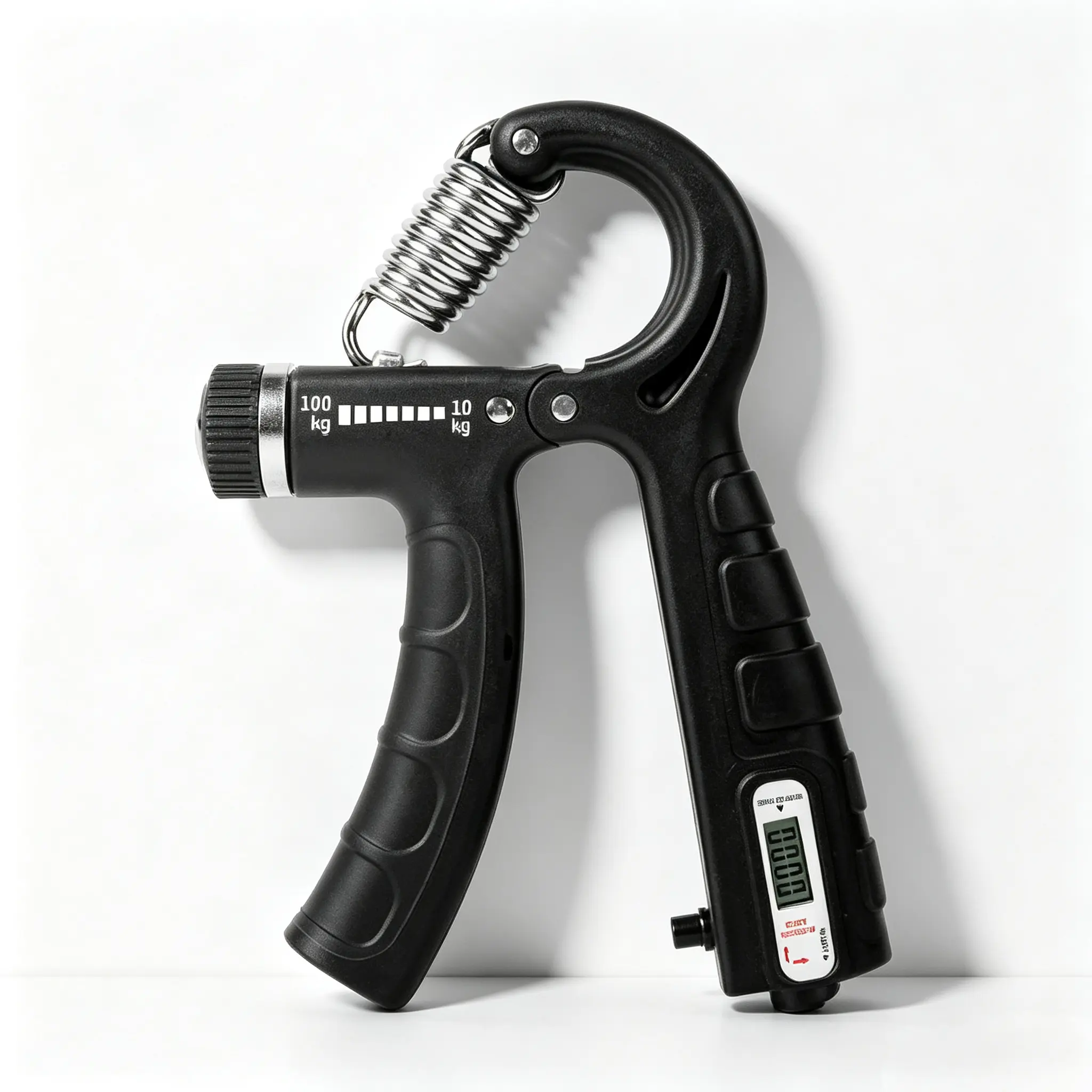 Adjustable Resistance Hand Gripper - 22-220 Lbs/10-100 Kg Strength Trainer with Smart Counter, Forearm Strengthener for Sports, Rehab wrist 11-132 finger grip workout ring training
