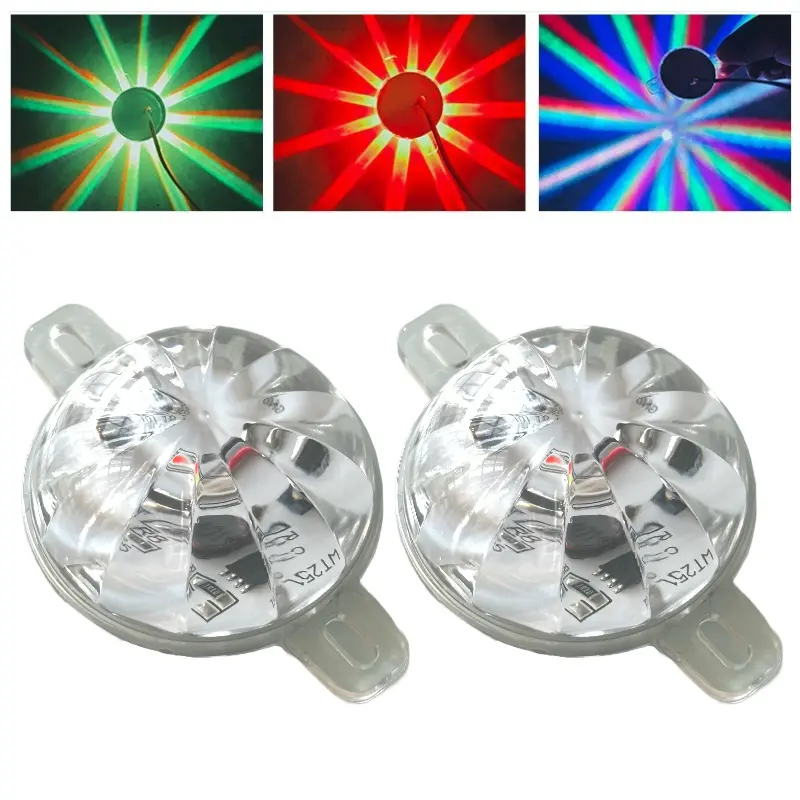 2Pcs RGB Mini Watermelon LED Decorative Side Marker Lights for Vehicle ...