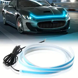 Car Hood Light Strip, Dynamic Scan Start Up LED Car Hood Light Strip, Waterproof Flexible Car Light Strip, Universal Car Accessories