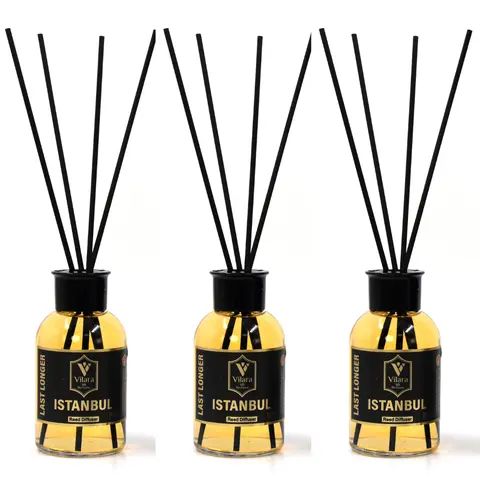 Best Reed Diffuser Set 110 ML Aromatherapy Diffuser with Sticks - Calming Home Fragrance Air Diffuser for Bathroom, Living Room & Office - Gift Scented Oil