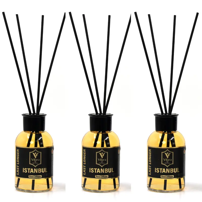 Best Reed Diffuser Set 110 ML Aromatherapy Diffuser with Sticks - Calming Home Fragrance Air Diffuser for Bathroom, Living Room & Office - Gift Scented Oil