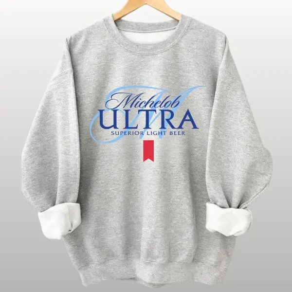 Michelob Ultra Light Beer Sweatshirt, Unisex tshirt, Trendy Hoodie, Full Size, for Men, for Womem gifts