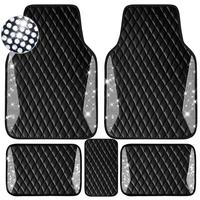 Black Leather White Diamond