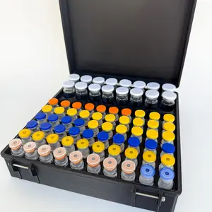 Large 24ct. 10mL, 60ct. 3mL Glass Vial Storage Box - Multiple Colors