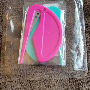 Random Color Letter Openers, 3/6 Counts/set Sharp & Efficient Envelope Slitter Set, Stylish Desktop Accessories for Easy Mail Opening, Summer Gift Ideas, Office Stationery Supplies