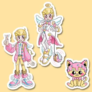 Angel Balms Mica Sticker Set
