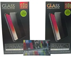 WB Accessories Ltd S22 Privacy Screen Protector 10D Glass Full Coverage Invisible Privacy Glass for S22