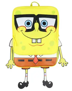 SpongeBob SquarePants Backpack Character Design 3D Arms and Legs Funny School Travel Bag SpongeBob SquarePants Backpack Character Design 3D Arms and Legs Funny School Travel Bag