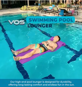 VOS Infinity Lounger Effusion Float  - for Adults and Kids, Ultra Buoyant Water Floats for Pools, Beaches, Lakes, Water Parks