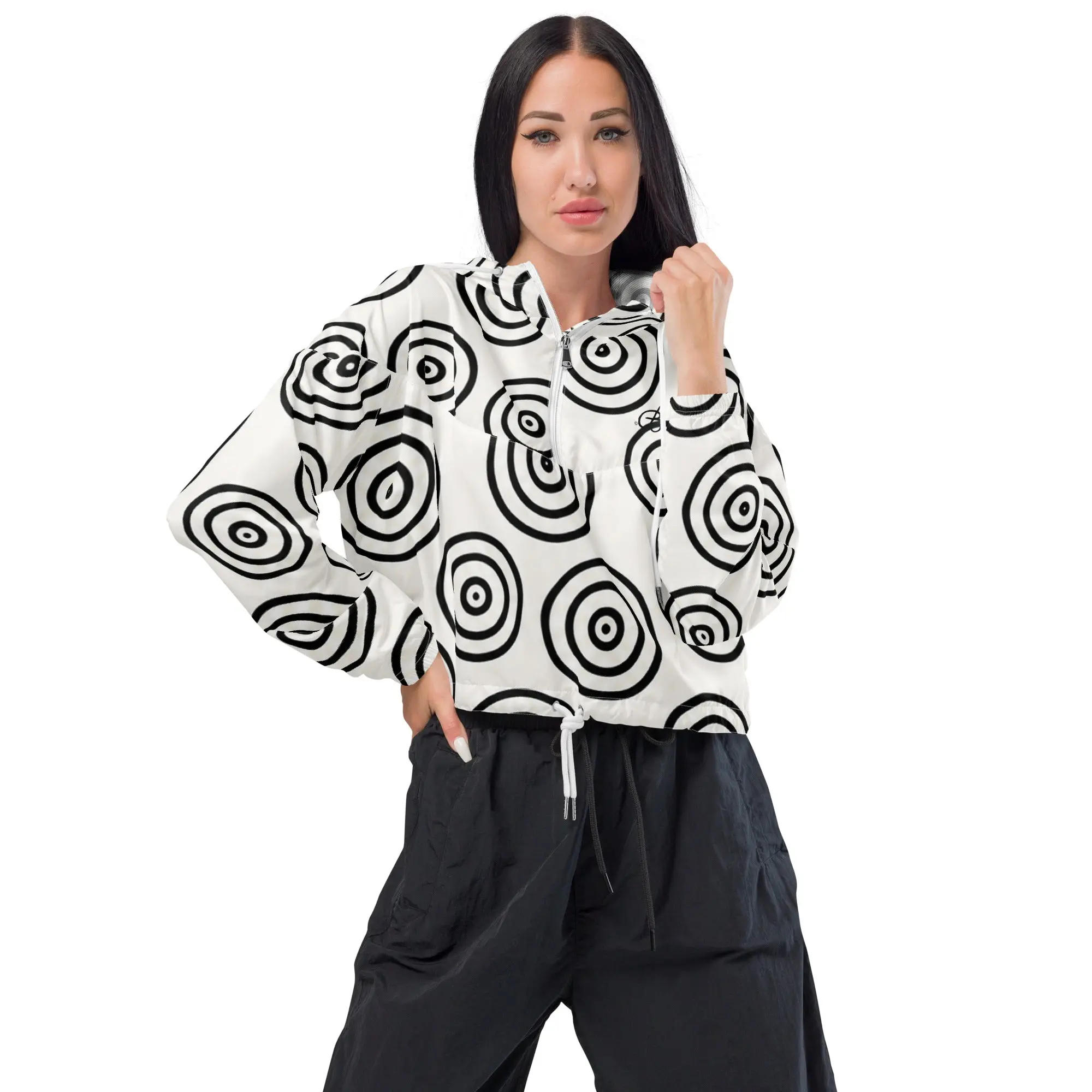 B&W Target Women’s cropped windbreaker