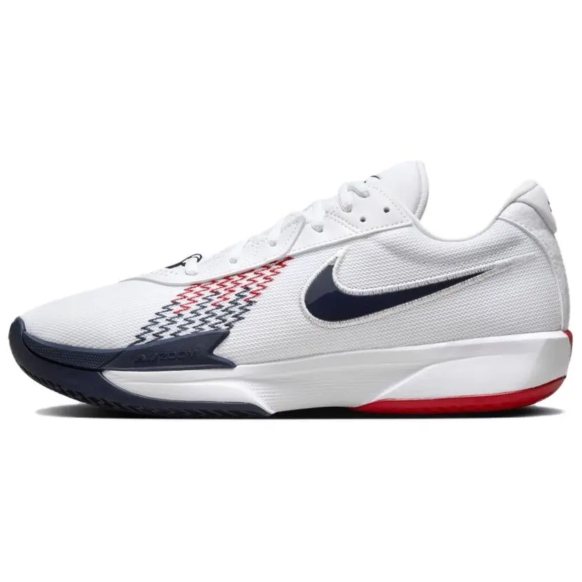 Nike Air Zoom Gt Cut Academy Ep Usa' Low Top Basketball Shoes Men's White Black FB2598-104