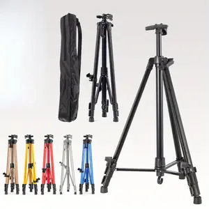 1pc Portable Artist Easel Stand for Painting - Adjustable Height Painting Easel with Bag - Tabletop Art Easel for Painting Canvas Stand, Poster Stand & Wedding Signs Stand - Metal Tripod Art Tools Art Equipment