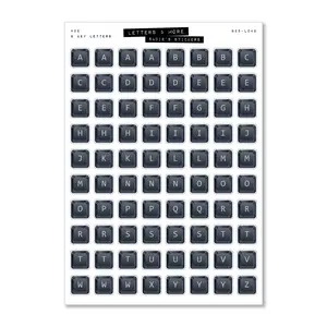 Black Keyboard Letters • Letters & More Black Keyboard Letters • Letters & More