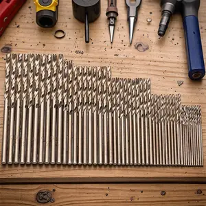 M35 Cobalt Steel Twist Drill Bit Set, High Speed Steel Twist Drill Bit Set, Industrial Grade Anti-breakage High Hardness Drill Bit Set
