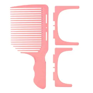 Home Hair Cutting Guide Comb, Flat Top Hair Cutting Comb, Salon Hairstyling Comb