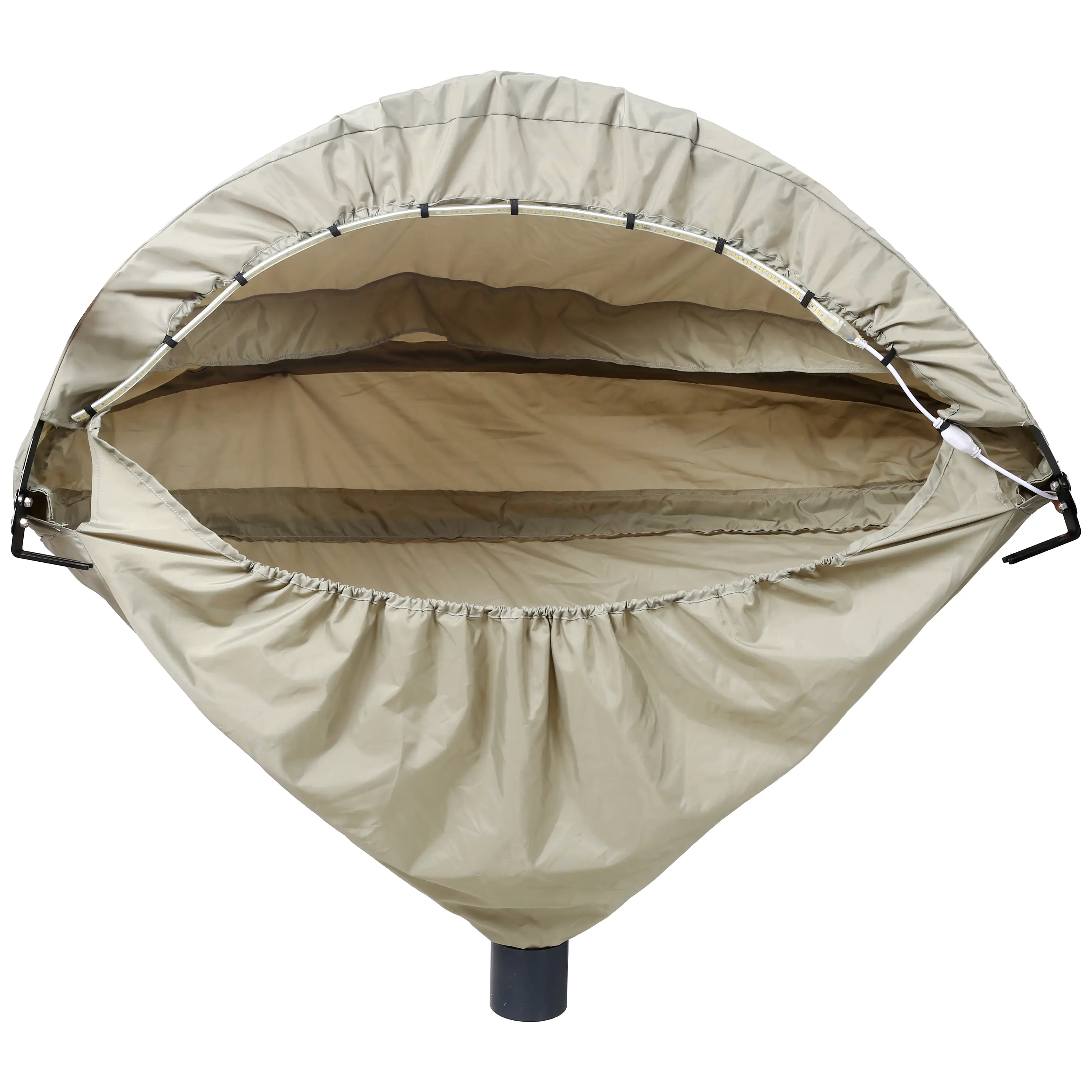 Universal Fit Miter Saw Dust Collection Hood, Durable Nylon Construction with Storage Bag, Easy Cleaning Waterproof Dust Cover for Miter Saws