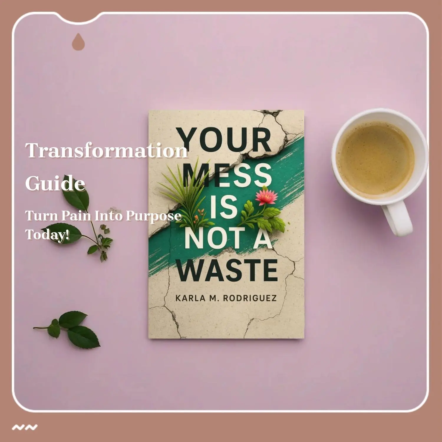 "Your Mess Is Not a Waste: Life Transformation Guidebook for Personal Growth Mindset (Career & Self-Help, Humanities & Social Sciences Book)"