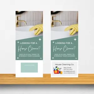 Set of 20 - HOUSE CLEANER - Door Hangers