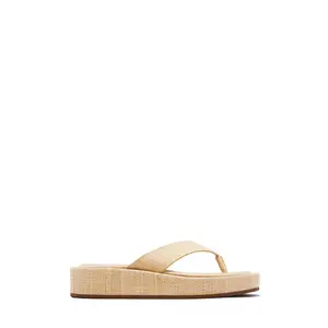 Marysol Platform Wedge Sandals - Raffia