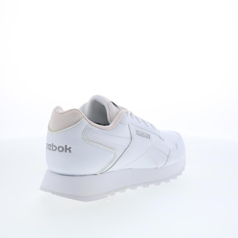 Reebok Glide Wide D Womens White Wide Synthetic Lifestyle Sneakers Shoes