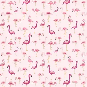 Tropical Flamingos Flat Wrap