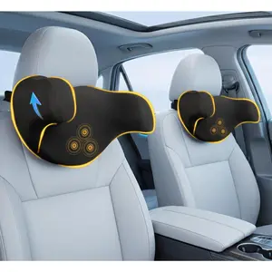 Pillow: 2 Pack  Memory  Headrest Pillow for Driving, Adjustable  Support Cushion for ,  Rest Pillows for  Seat,  - Black
