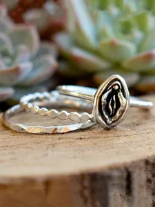 Vintage Style Horse Eye Design Ring, Casual All-match Jewelry for Girls Gift, Female Simple Classic Fashion Accessories for Daily Wear