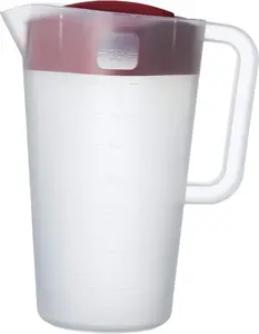 GoodCook 1/2-Gallon Pitcher with 4 Way Lid, BPA Free Drinkware Jugs