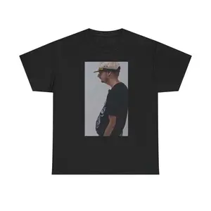 Josh Block Tee — Side-Profile Urban Graphic T-Shirt