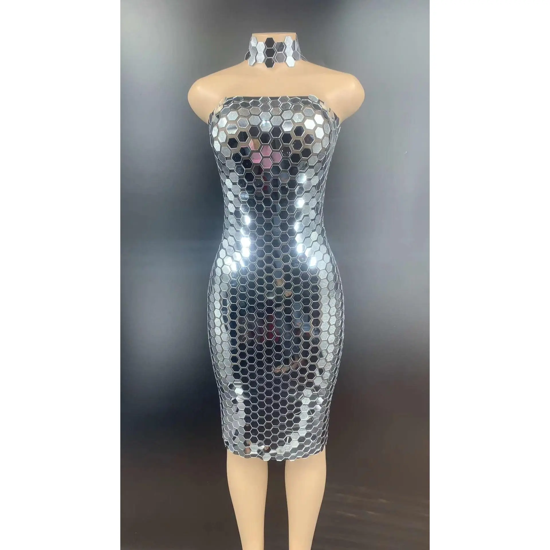 Austin Mirror Dress Silver