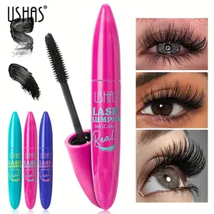 4D Thick, Long, Curled Fiber Mascara for Neutral Eyeliner in Makeup, Waterproof Liquid, Volumizing Mascara